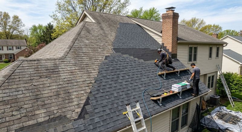 Damaged Roof Replacement in Worcester, MA
